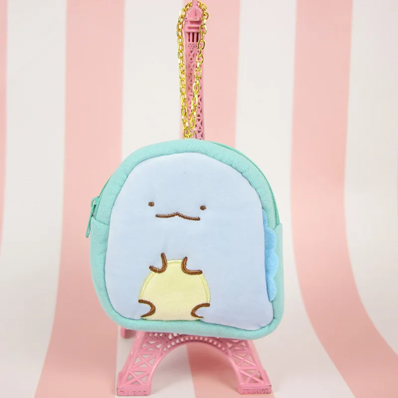 IVYYE Sumikko gurashi плюшевый кошелек мягкая кукольная сумка милый мультфильм пушистые сумки мягкий мини-мешок для игрушек малыш девочка подарок на день рождения Новинка