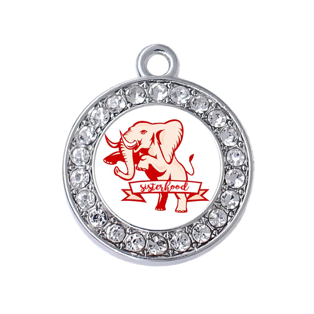 Экологичные металлические подвески в виде слона сердца дельты для Греции жизни