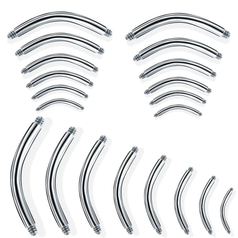 Сменные аксессуары для пирсинга SWANJO сталь 14г/16г