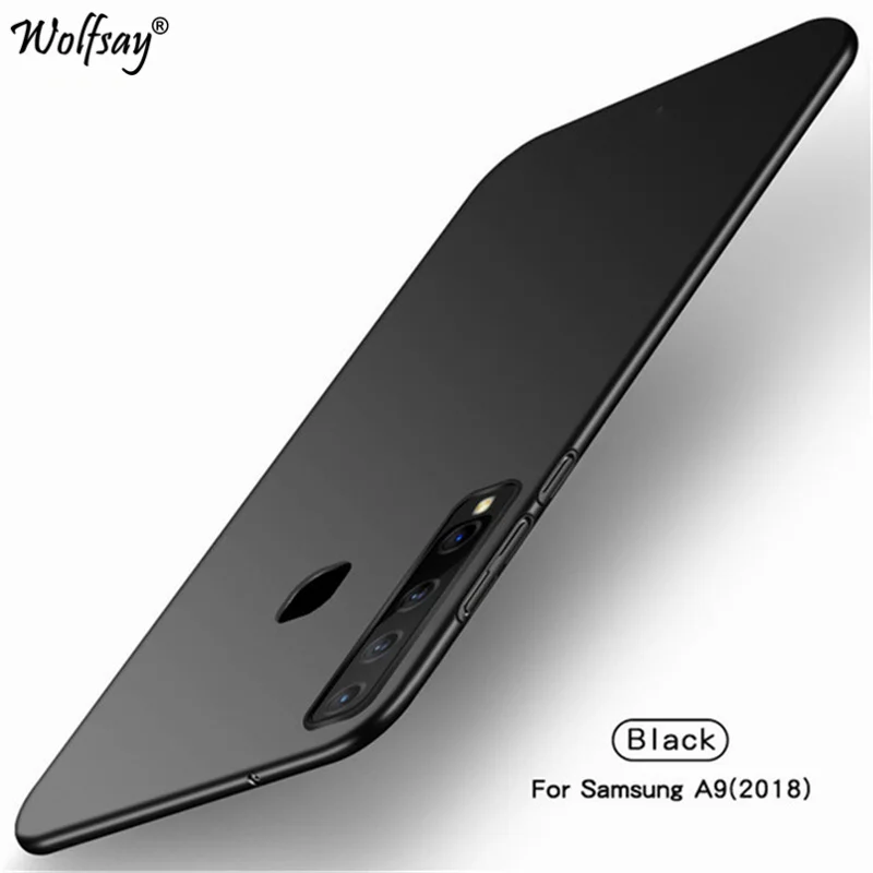 For Samsung Galaxy A9 2018 Case Luxury Thin PC Smooth Hard Phone Cover Shell |
