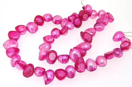 

Peach Baroque Cultured Freshwater Pearl Loose Beads 14inches One Full String AA 10MM DIY Jewelry For Necklace LS3-058