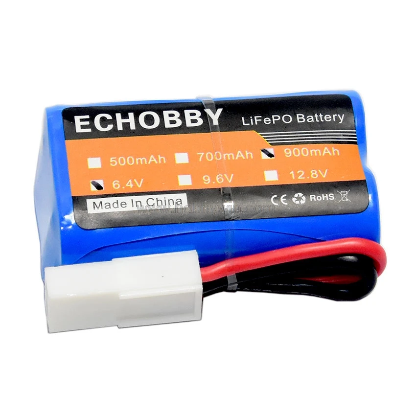 6 4 V 2S 900mAh 1650 LiFePO аккумулятор EL2P разъем для радиоуправляемой скоростной лодки