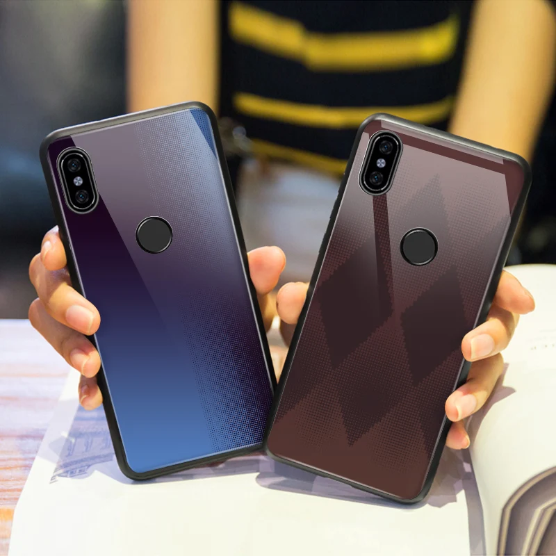 Чехол для Redmi note 5 чехол Xiaomi redmi Mofi закаленное стекло note5 мрамор черный белый |