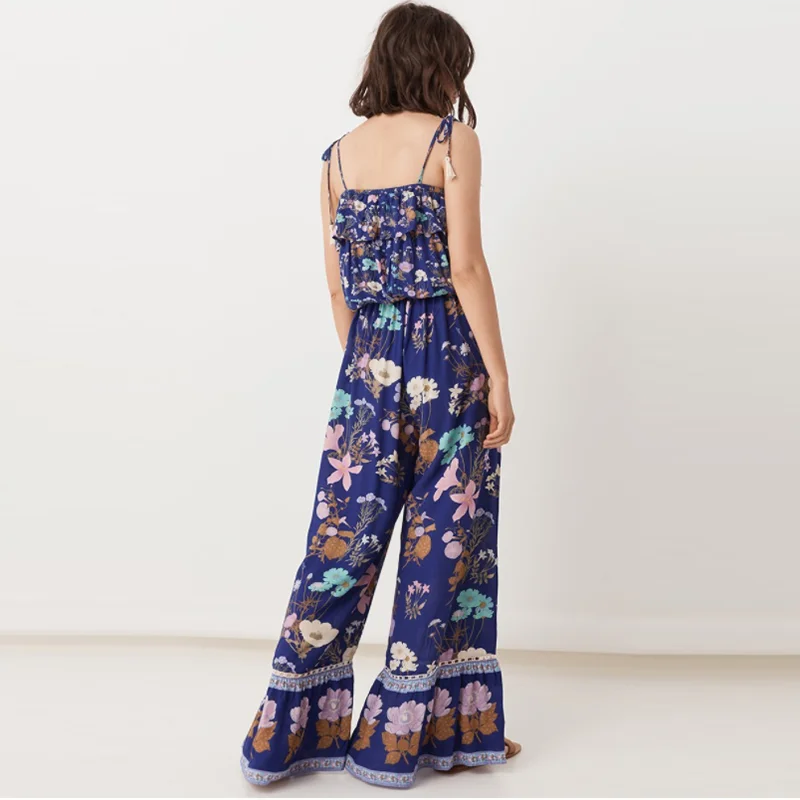 Heydress женские летние комбинезоны без рукавов богемные с винтажным цветочным