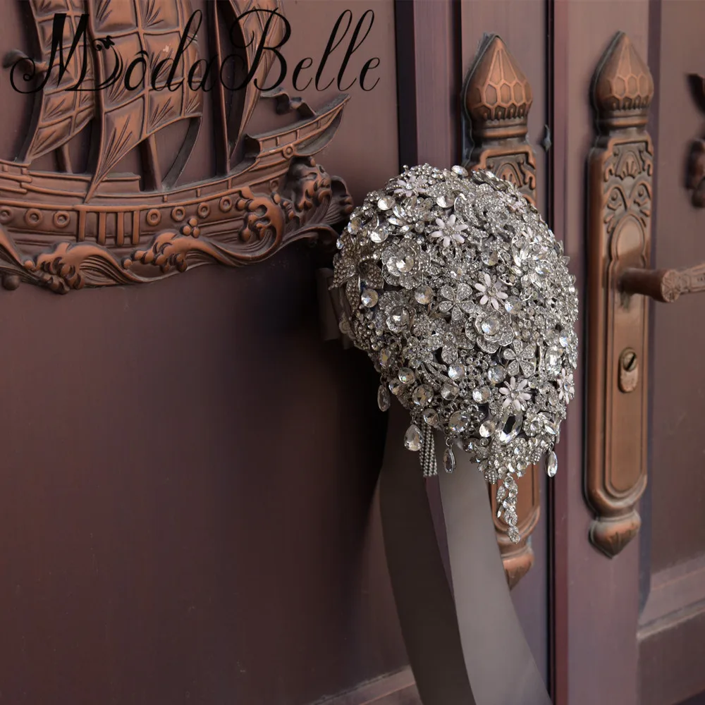 Роскошные свадебные букеты со стразами Modabelle украшенные цветы | Свадьбы и