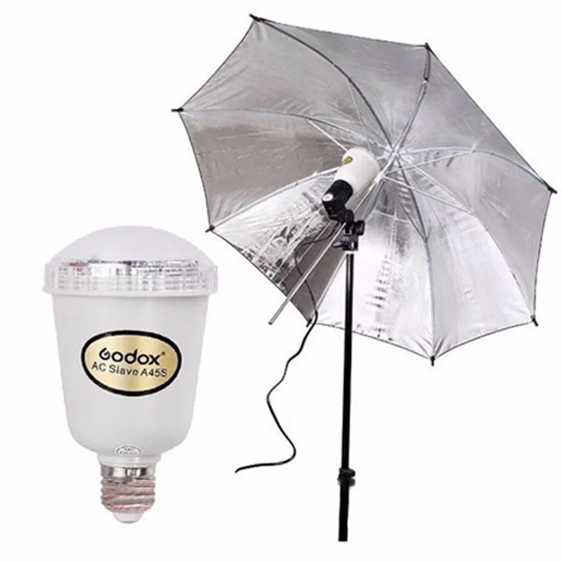 Godox A45S Studio E27 винт AC Slave Flash Strobe Bulb светильник | Электроника