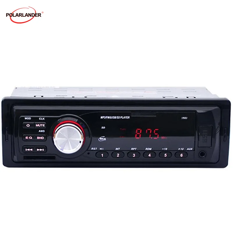 12 В автомобильный радиоприемник с поддержкой FM USB / SD MMC кардридер светодиодный