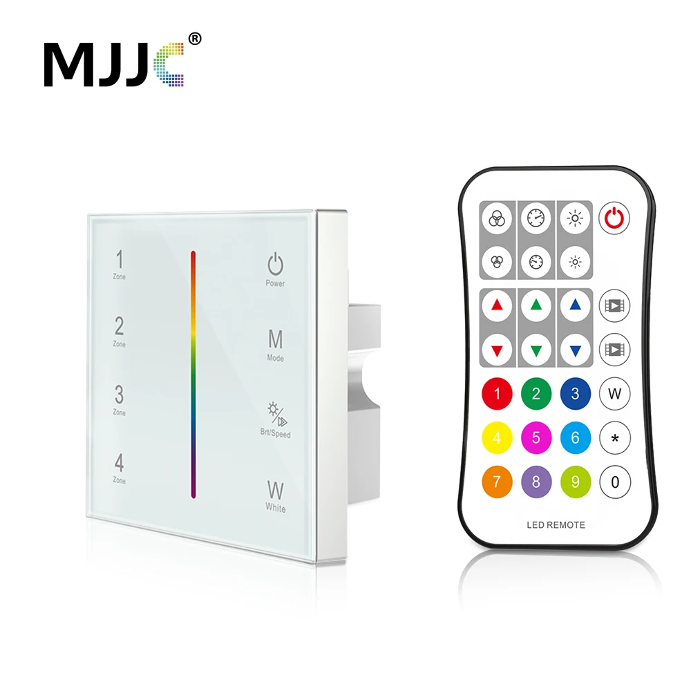 MJJC DMX контроллер 512 4CH зона RGBW DMX512 Мастер управления беспроводной 2 4G RF пульт