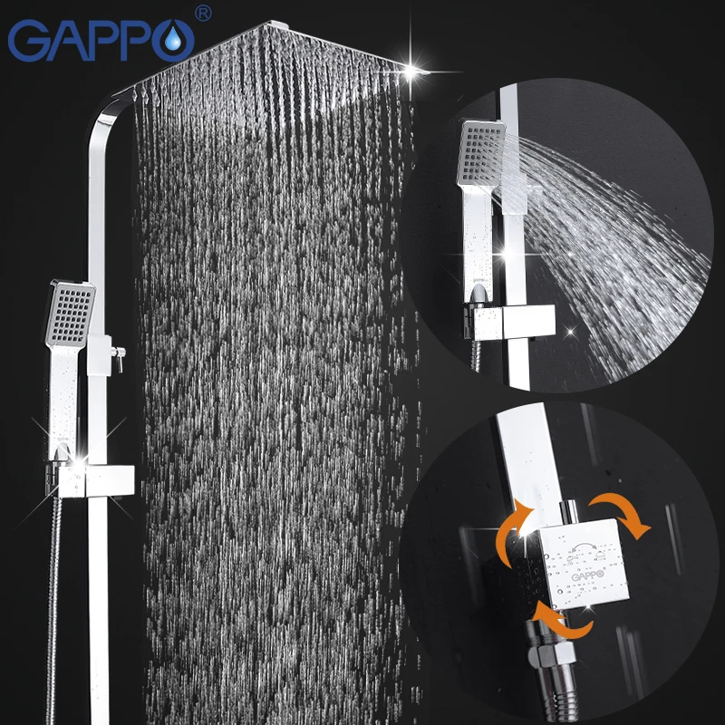 Смеситель для душа GAPPO латунный кран ванны настенное крепление|robinet baignoire|shower mixer