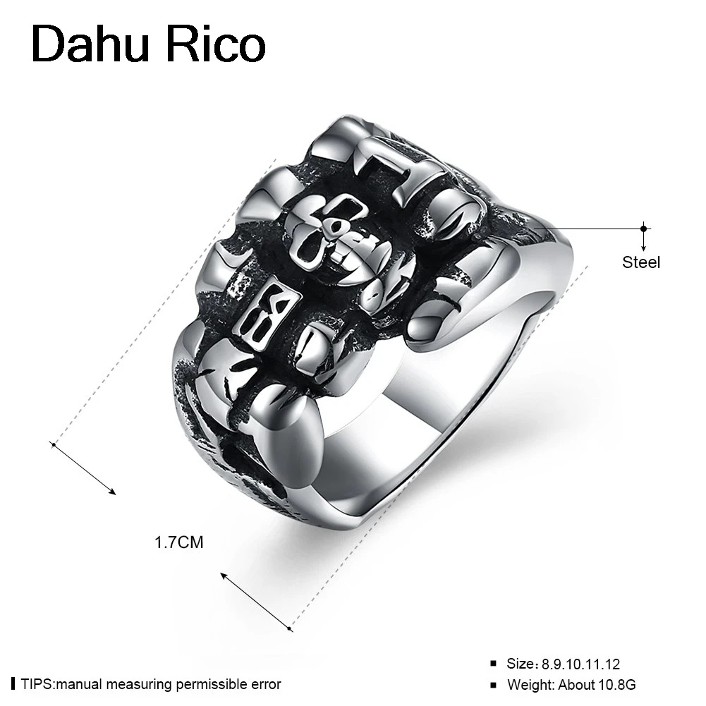 bague acier inoxydable pour femme stainless steel rings engagement gifts for women love Dahu Rico 316L | Украшения и аксессуары