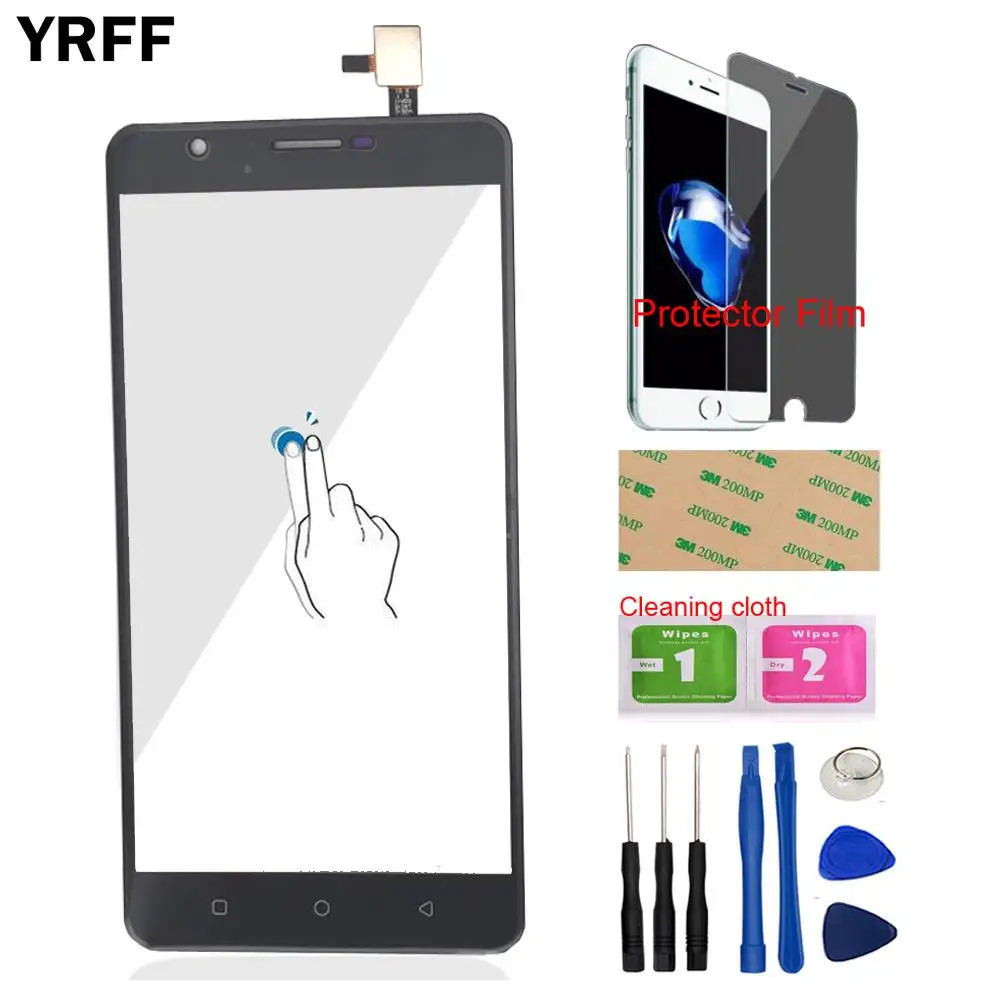 Переднее Сенсорное стекло YRFF для Oukitel U16 Max сенсорный экран дигитайзер панель