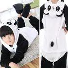 Детская Пижама-кигуруми в виде панды, детская одежда для сна в виде животных, костюм для косплея, пижама с капюшоном для девочек и мальчиков, пижама
