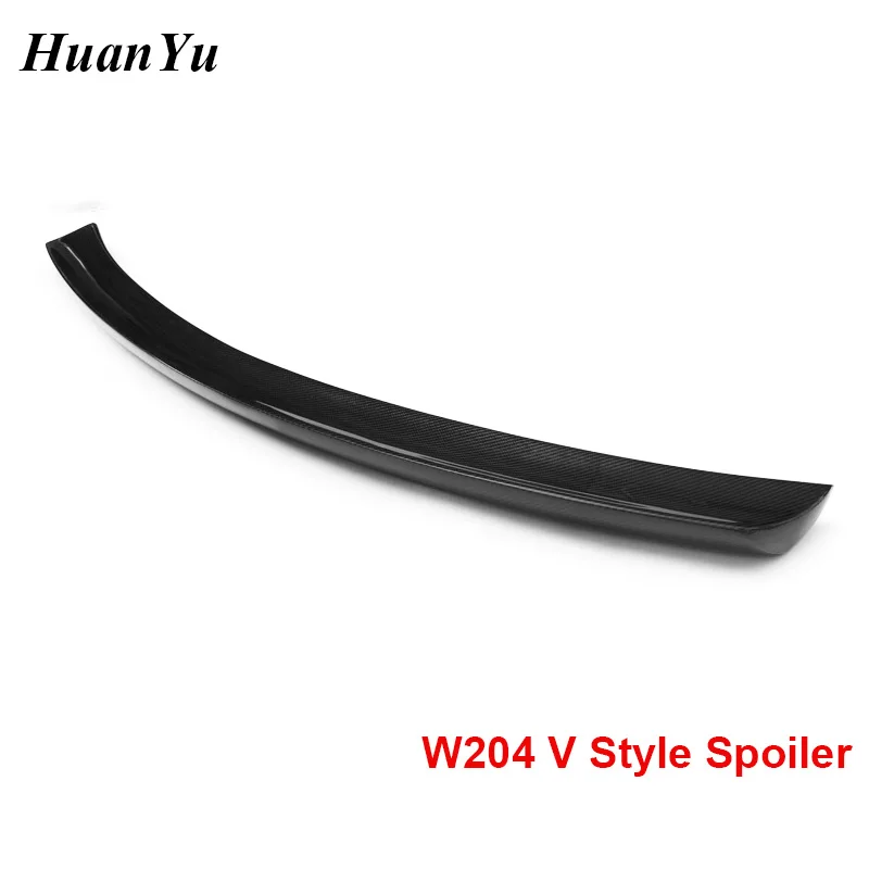 Спойлер для багажника из углеродного волокна V Style Mercedes benz W204 Sedan & купе 2008 2014 C Class