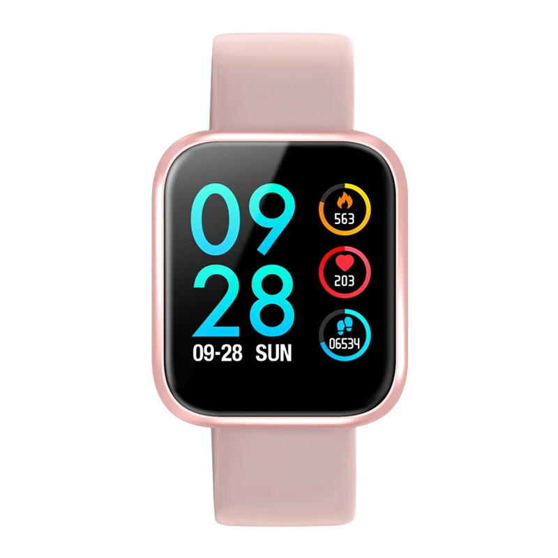 Silica-Pink ESEED P70 смарт-браслет 1,3 дюймов IP68 Водонепроницаемый 15 дней в режиме ожидания металлические женские Смарт-часы фитнес-трекер Смарт-браслет - Цвет: Silica-Pink
