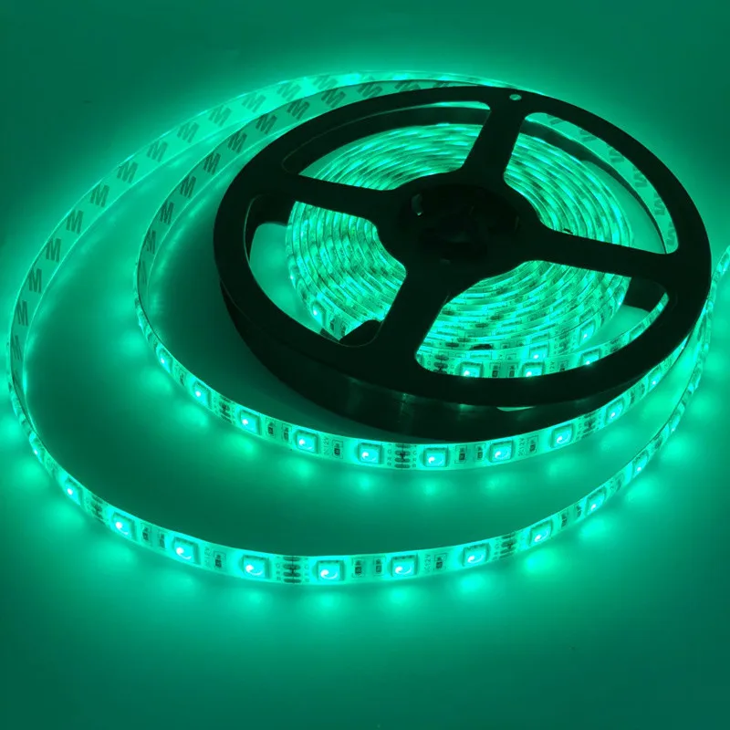 5 м RGB led ленточный светильник 12 В 2835 5050 5630 Теплый Холодный белый RGB 300 светодиодный SMD ленточный светильник для потолочной прилавки шкаф не водонепроницаемый