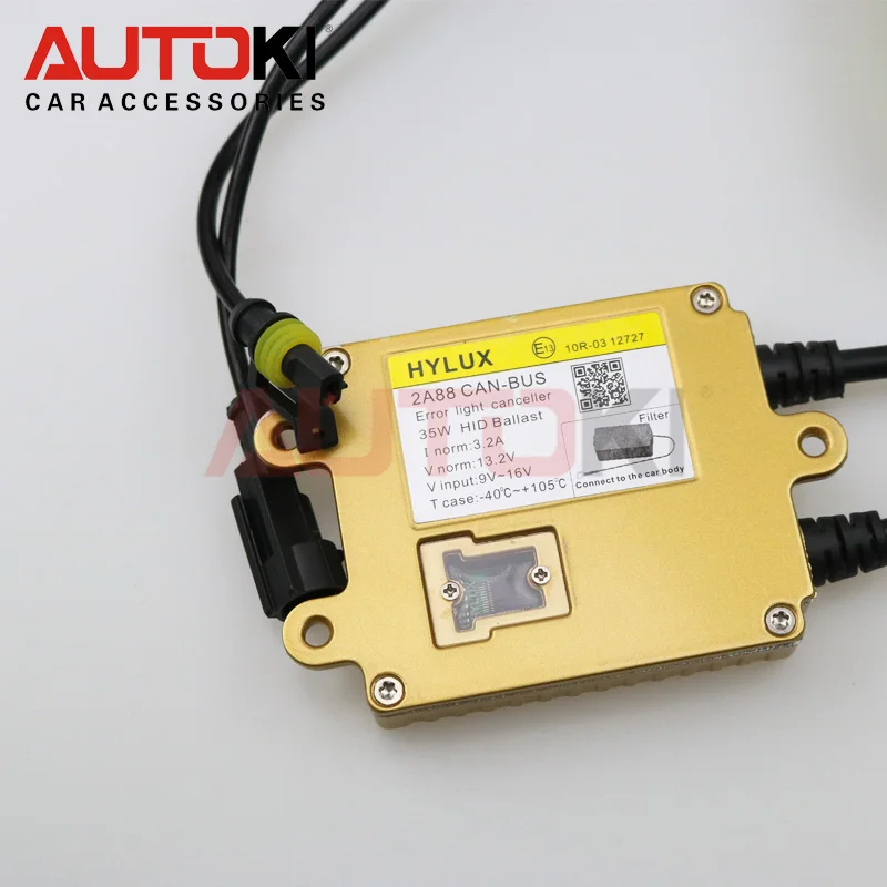 Бесплатная доставка 3 года гарантии 35 Вт 12 в тонкий Hyluxtek HID Bi Xenon балласт Can bus