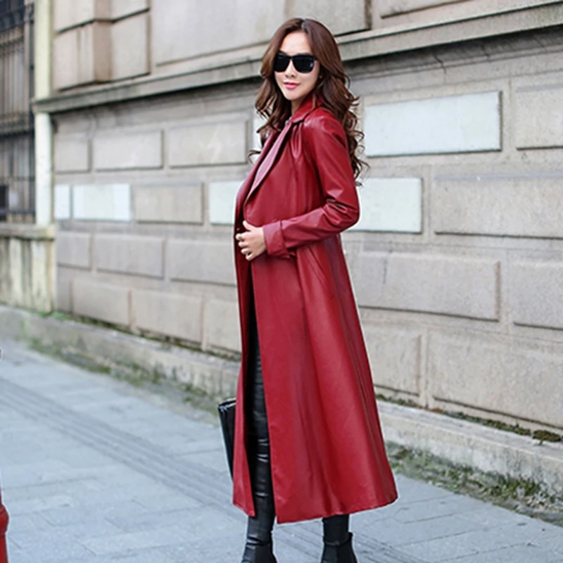 2020 Новое Женское ветровка пальто зимнее темпераментное с отложным воротником