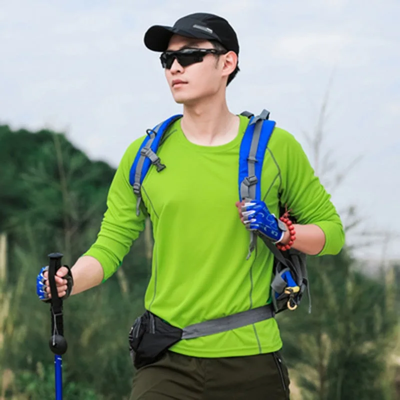 Спортивная сетчатая Мужская обувь для бега с длинными рукавами спортивный