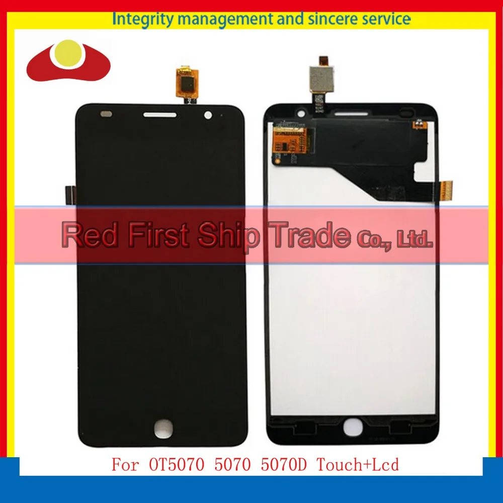 5.0 &quotдля Alcatel OneTouch POP STAR 4 г OT5070 5070 5070D Полный ЖК Дисплей с Сенсорный экран планшета