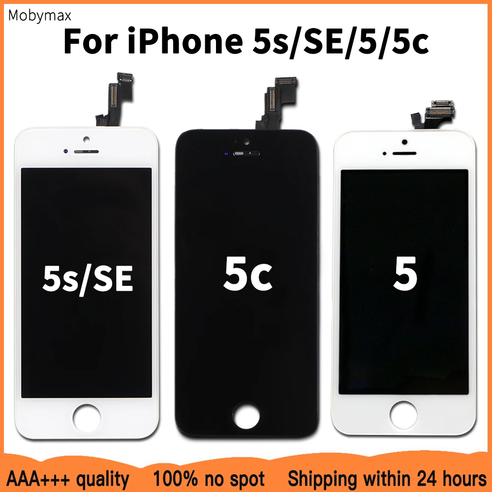 100% Тестовый LCD-дисплей для замены iPhone 5s Высокое качество сенсорного экрана 5 SE 5c Промоакция завода.
