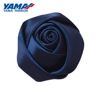 yama single face satin ribbon bud rose diameter 40mm%c2%b15mm 100pcsbag for girl dress gift flower diy toy wedding decoration