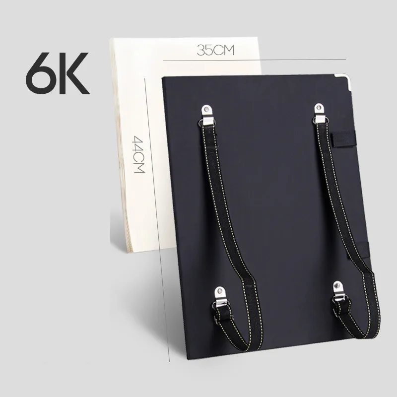 6K black Доска для рисования Caballete De Pintura эскиз живопись мольберт Многофункциональный водонепроницаемый мольберт портативный начинающих живопись эскизная доска - Цвет: 6K black