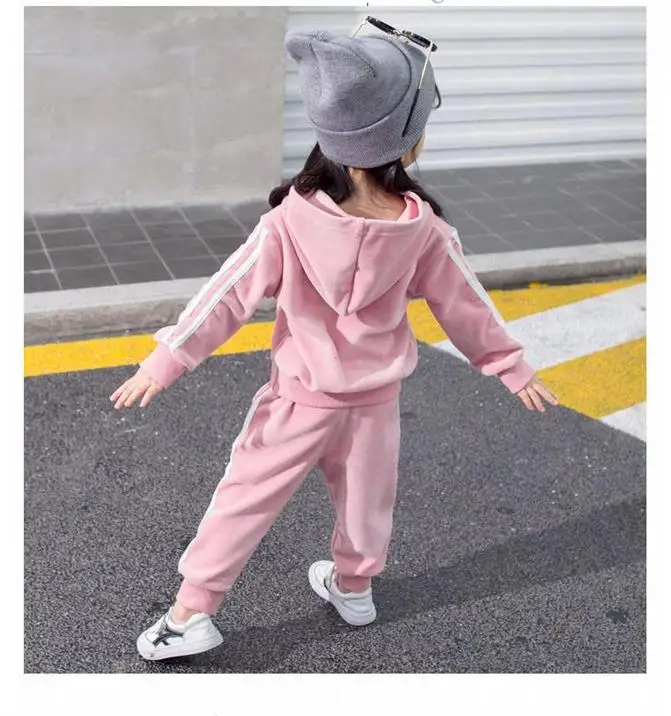 Ace Love baby girls clothing sets kids fashion casual clothes tops +pants 2pcs sports suits children cotton outfits | Детская одежда и