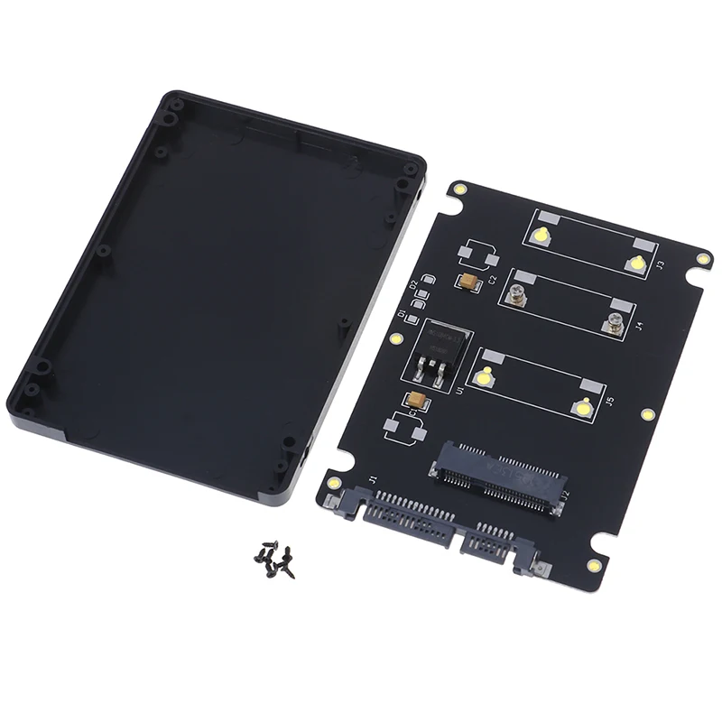 Для Mini pcie адаптер mSATA SSD до 2 5 дюймов SATA3 карта с чехлом ccreams | Компьютеры и офис