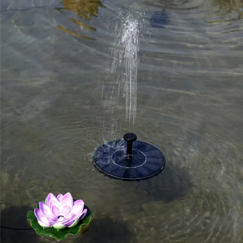 

180L/H Solar Fountain Solar Water Fountain Garden Pool Pond Outdoor Solar Panel Fountain Floating Fountain Garden Decoration