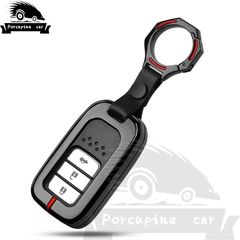 Автомобильный чехол для ключей из цинкового сплава для Honda Civic Vfc Accord 2003-2007 Cr-v Freed Pilot style Автомобильный держатель для ключей