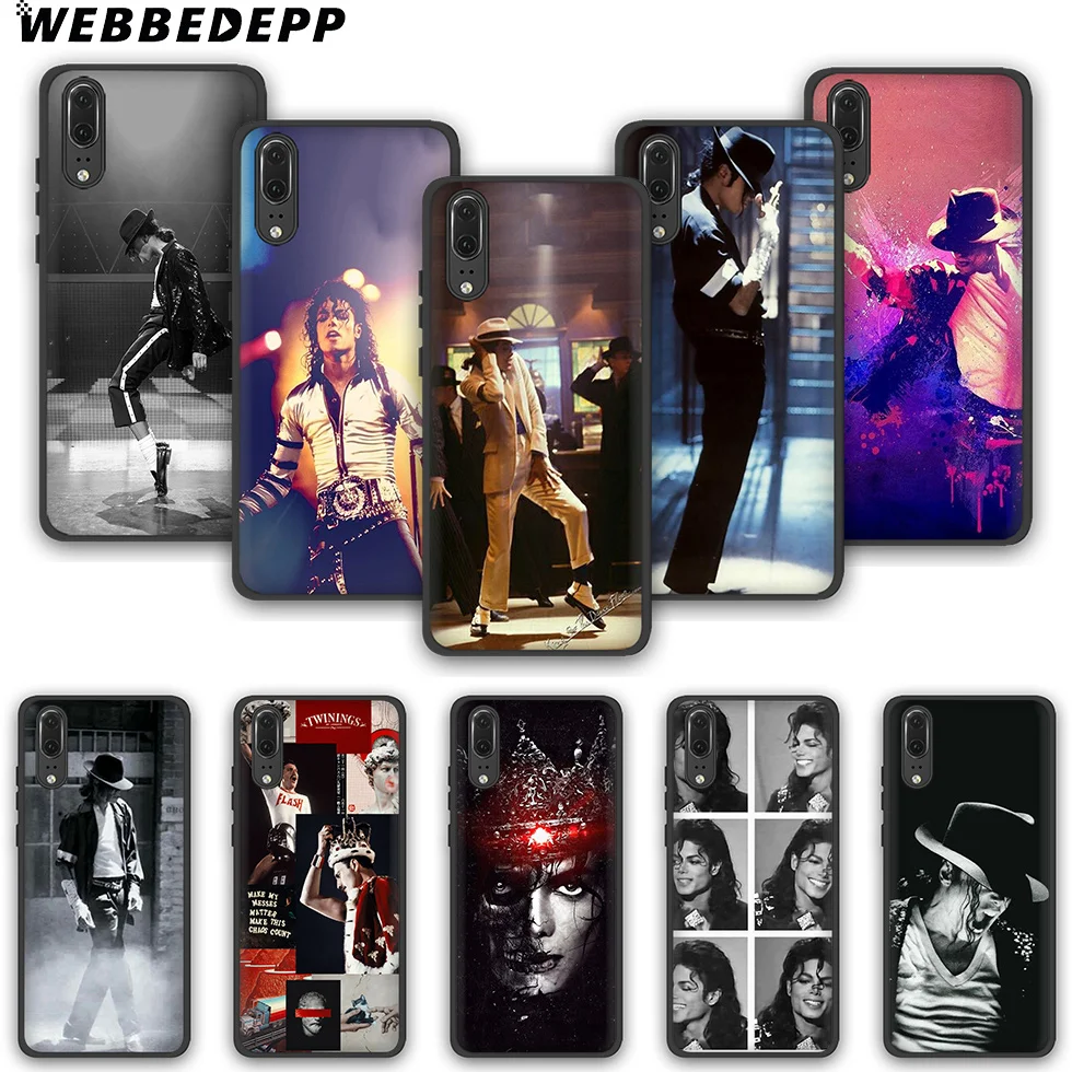 WEBBEDEPP чехол для телефона из ТПУ с Майклом Джексоном Huawei P10 P20 P30 Lite Pro Y6 Y7 prime 2018 Y9 2019 |