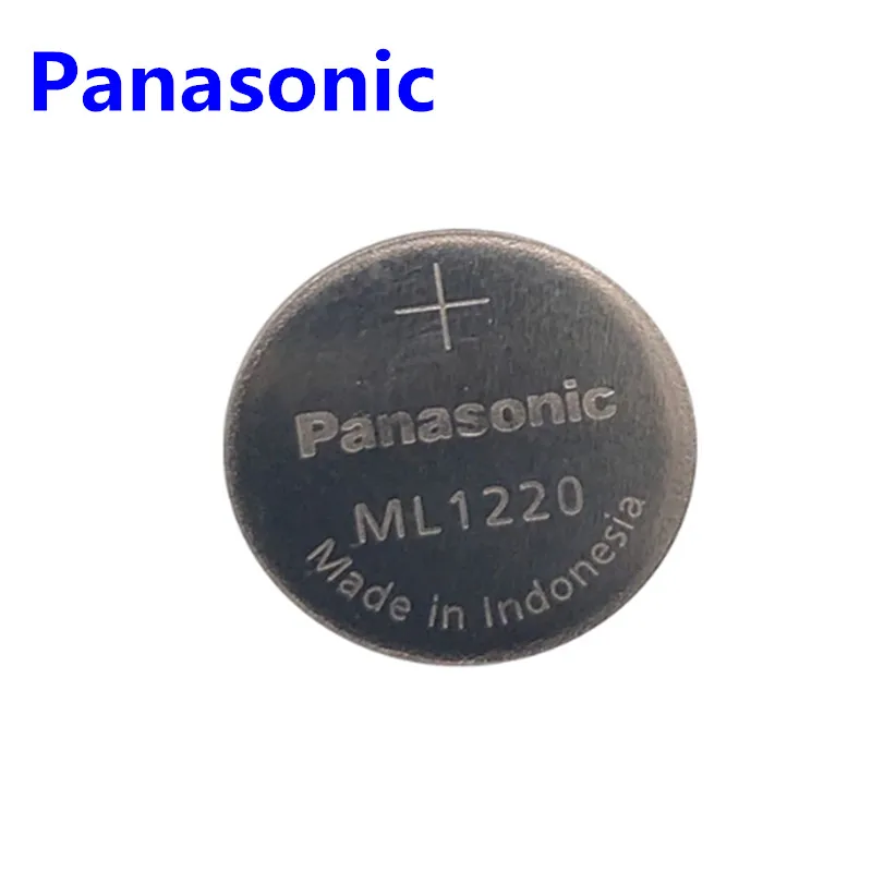 2PCS/Lot Original Panasonic ML1220 3V ML 1220 Rechargeable CMOS RTC BIOS Back Up Cell Button Coin Battery Batteries | Электроника