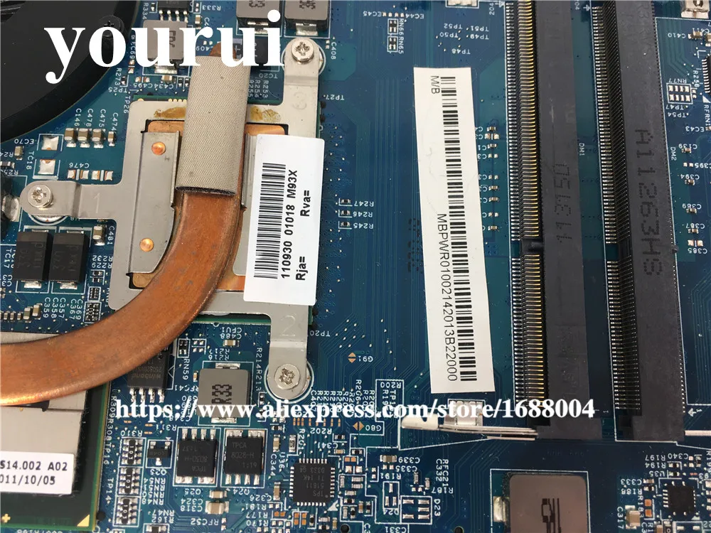 MBPWR01002 MB.PWR01.002 для 1830 материнская плата с I3 380UM процессором JV10 CS MB 09918 2 м