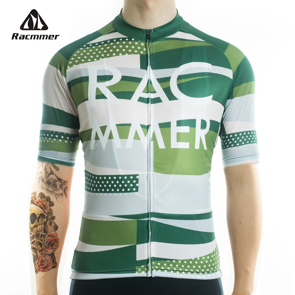 Racmmer 2018 быстросохнущая велосипедная майка летняя Мужская Mtb короткая одежда Ropa