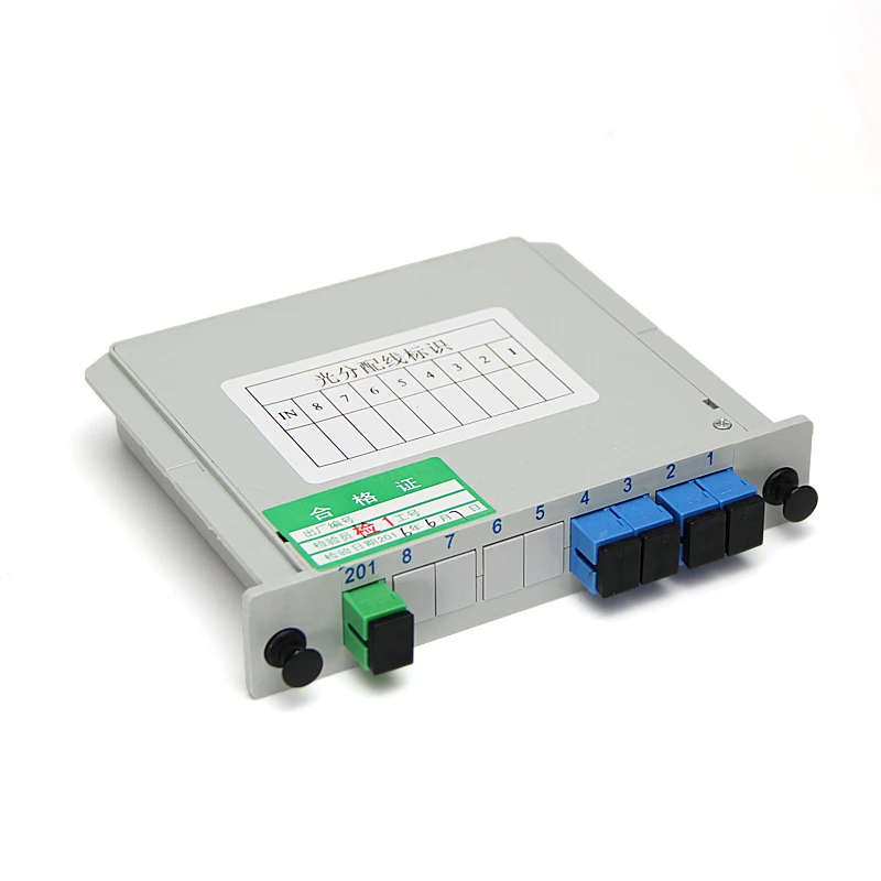 1X4 Сплиттер Волоконно-оптическая коробка FTTH PLC сплиттер с плоского типа волновода