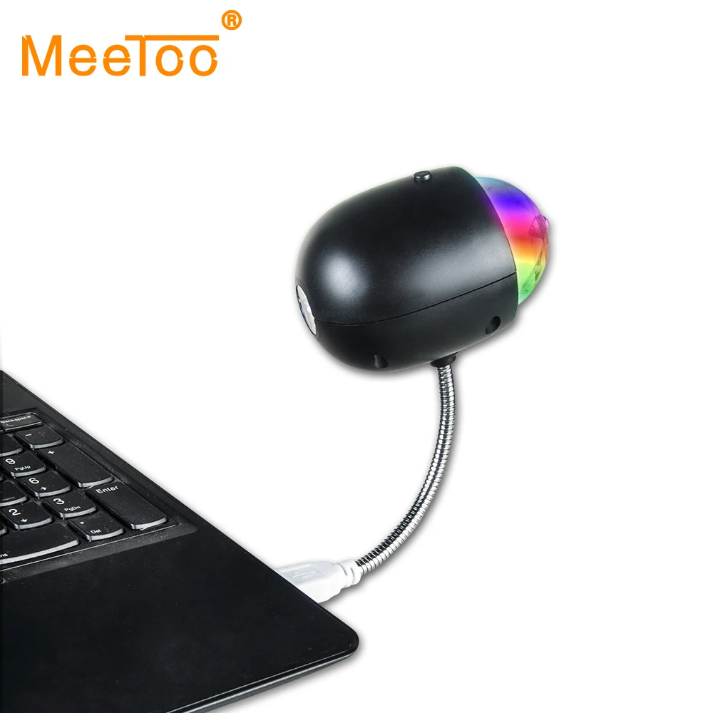 USB питание мини RGB LED сценический свет 2 в 1 движущаяся головка 4 Вт авто вращающиеся