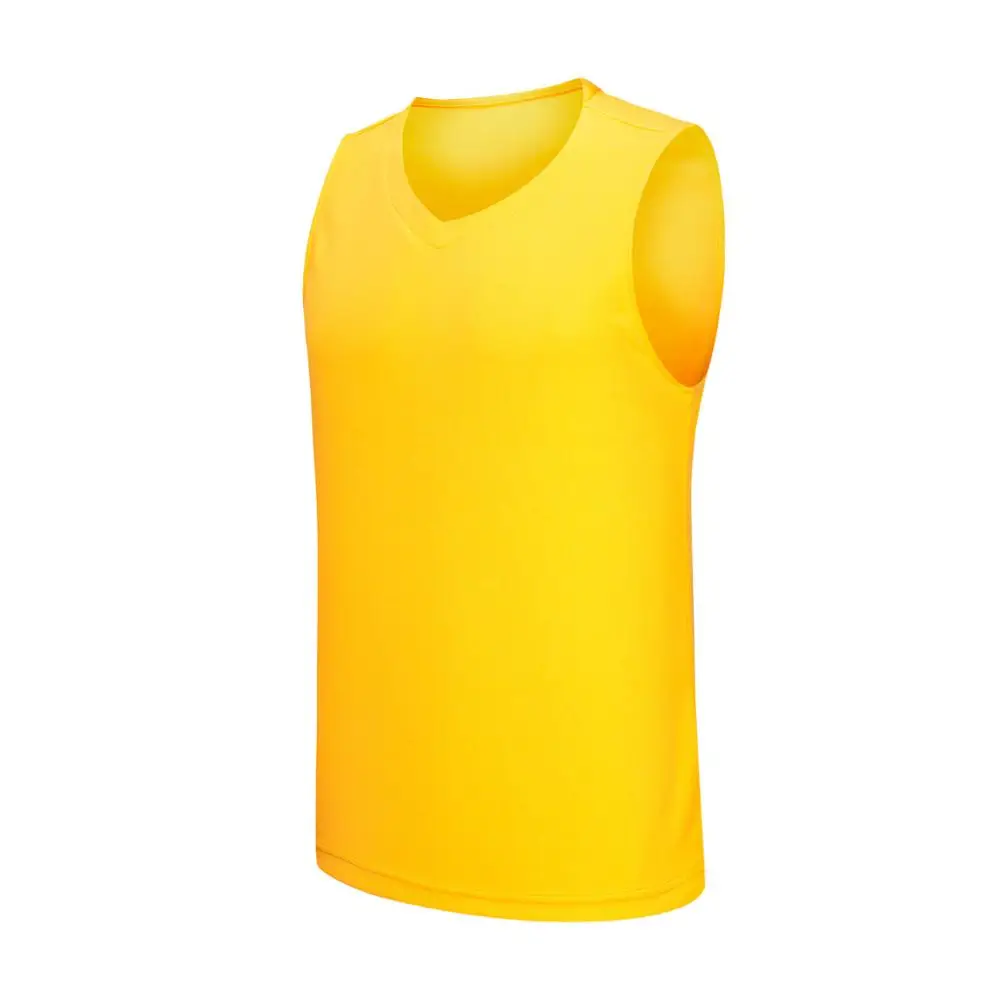 8002 yellow Cheap Mens Basketball Jersey breathable College Sport Team Basketball TShirt Sleeveless Training Vest Quick-Dry Tank Top Shirts - Цвет: 8002 yellow