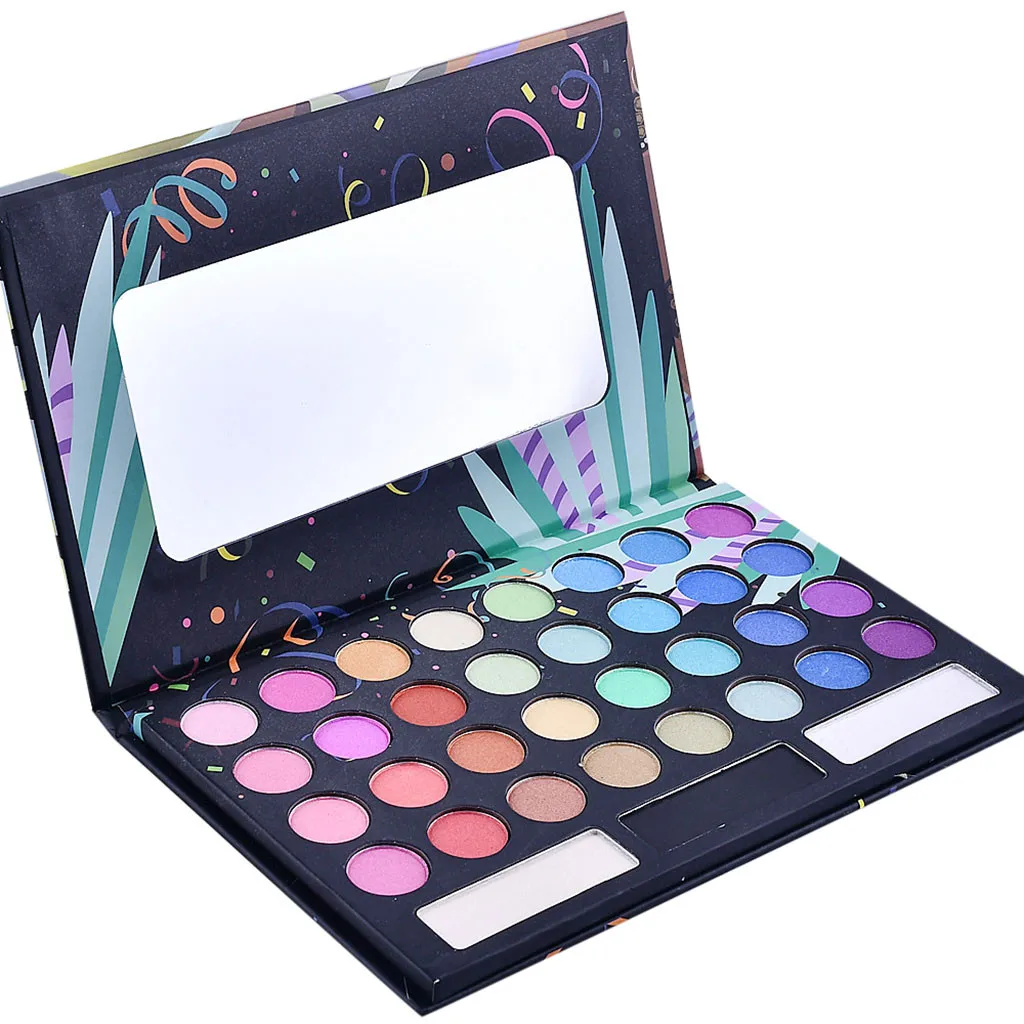 Модные матовые 32 цвета массивные тени для век Палитра Алмазный мерцающий праймер