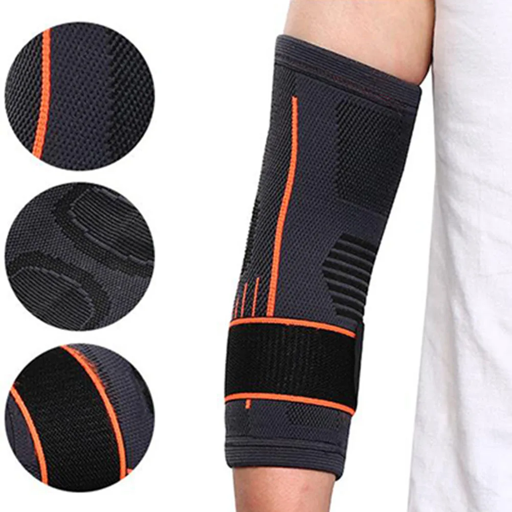 1 шт. эластичные защита рук Защита рукавов локоть корсет ДЛЯ ФИТНЕССА бадминтон