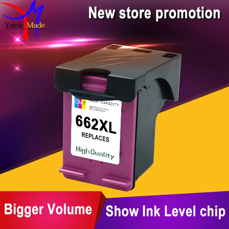 Картриджи черные и трехцветные для принтера HP 662 Deskjet 1015 1515 2515 2545 2645 3545 1 комплект |