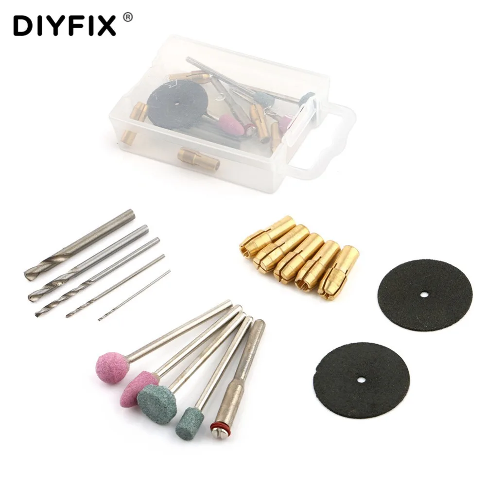 Электрический шлифовальный станок DIYFIX мини ДРЕЛЬ Dremel набор шлифовальных
