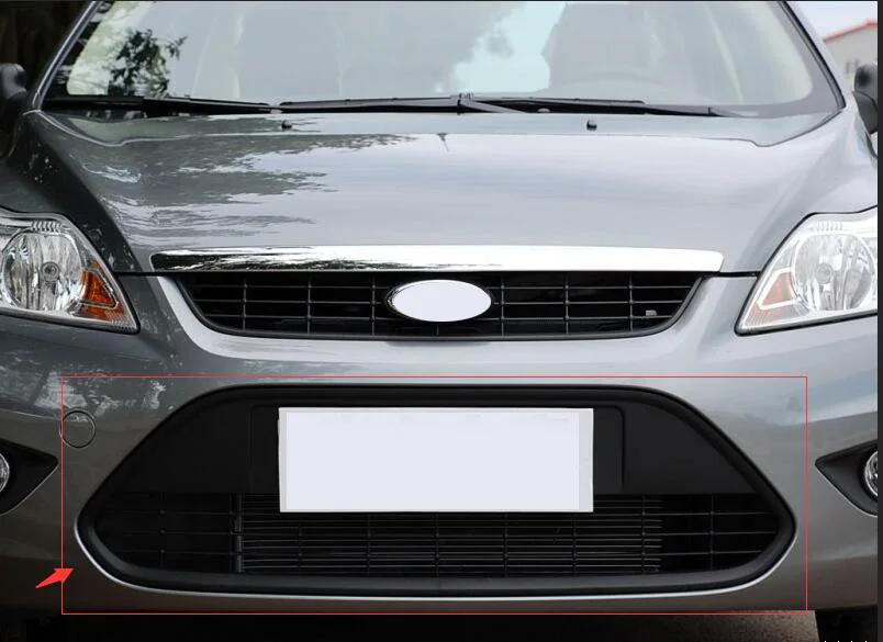 АБС лак который испечь передний гоночный гриль подходит для Ford Focus sedan 2009 2012 1 шт.