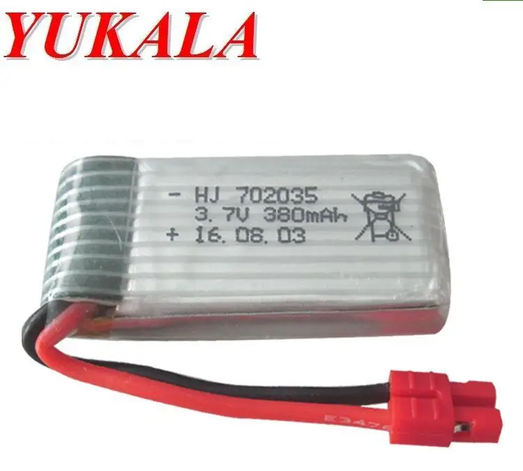 4 шт 3 7 V 380mAh литий-полимерный аккумулятор для X5A X5A-1 RC Quadcopter | Игрушки и хобби
