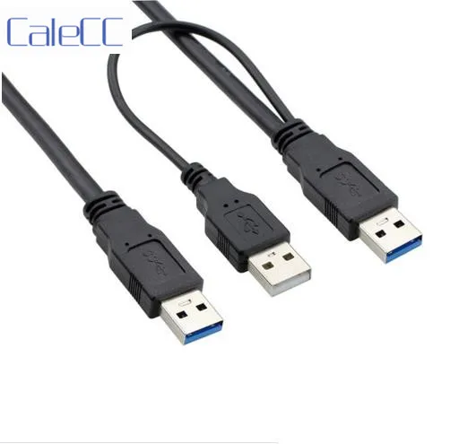

USB 3,0 Мощность Y кабель 2 USB3.0 папа к USB папа для внешнего жесткого диска