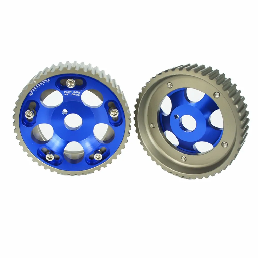 2pcs Cam Gears Pulley Kit Alloy Timing Gear For Toyota Supra 1jz 2jz Pullys Red/Blue/Purple Color YC100731 |