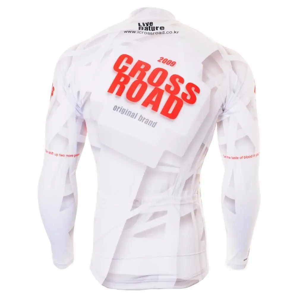 Men`s Long Sleeve Cycling Jersey W/ Useful 3 Rear-pockets &amp Non-slip Silicone Band Bicycle Cycle Gear MTB Road Bike Clothing | Спорт и