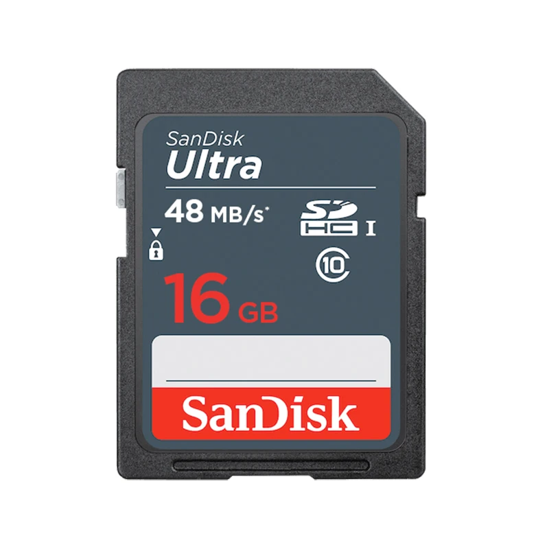 SanDisk Ultra Memory Card SDHC/SDXC SD UHS-I Class10 16GB 32GB 64GB C10 48MB/s Full HD for Camera Camcorder SDUNB | Компьютеры и офис