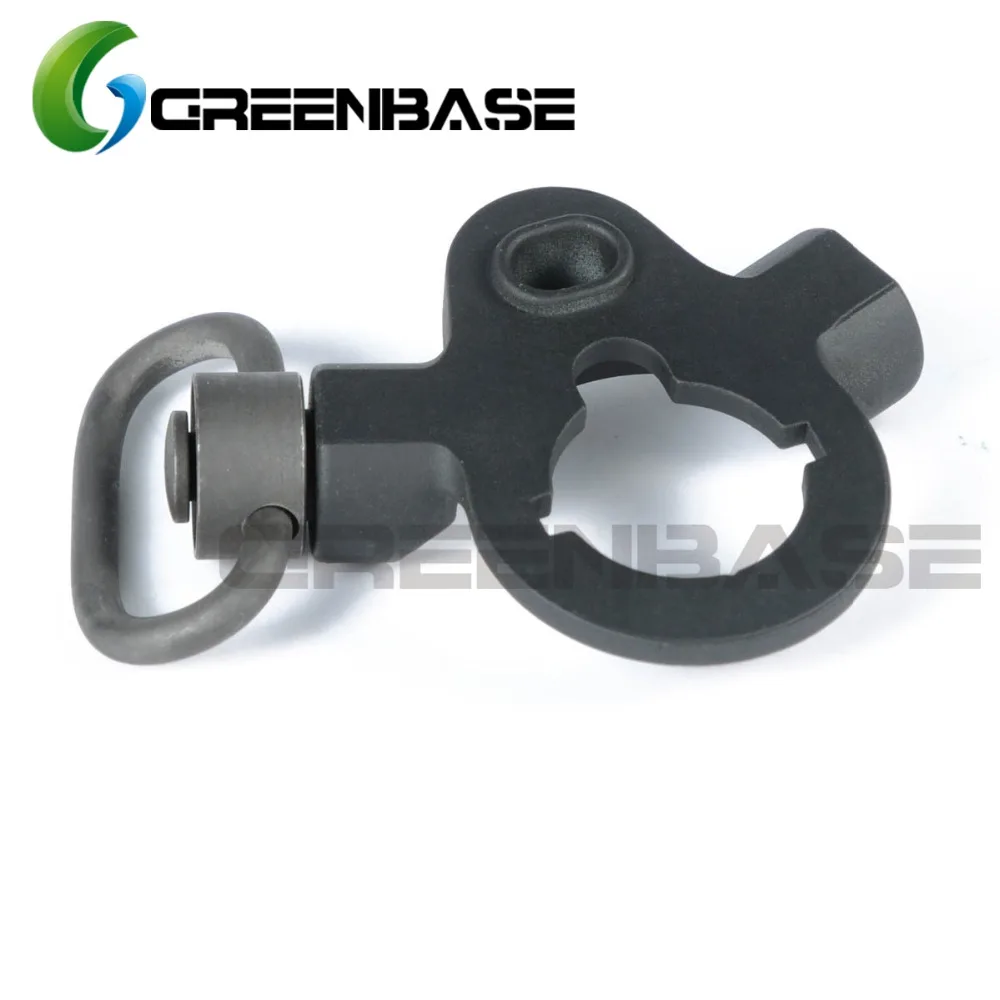 Greenbase Troy Тактический стальной двухсторонний QD Слинг поворотный адаптер