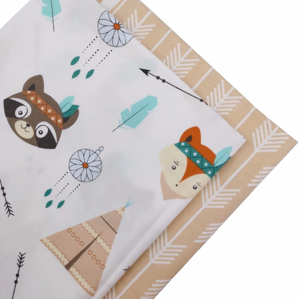 Новинка 100% хлопчатобумажная ткань в виде животного сделай сам лоскутное шитье