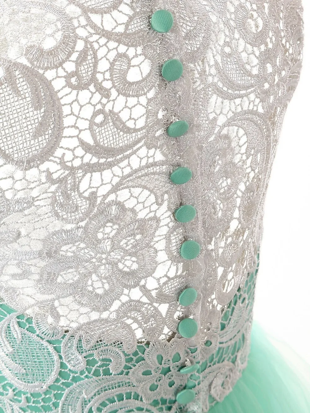 Новое Стильное зеленое кружевное платье А-силуэта для выпускного вечера бальные